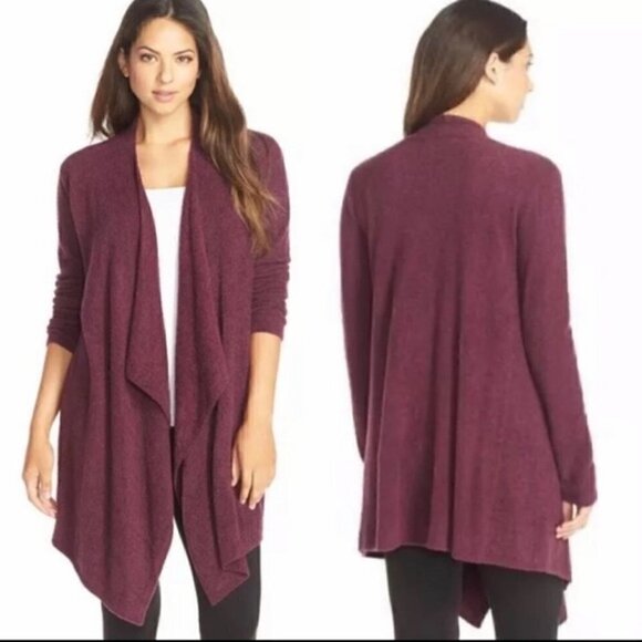 𝅺BAREFOOT Dreams Cozychic Lite Island Wrap Cardigan Size S/M - Picture 2 of 10